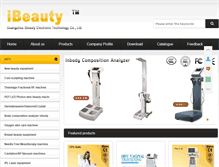 Tablet Screenshot of ibeautytech.net