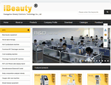 Tablet Screenshot of ibeautytech.com